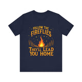 Follow the Fireflies Unisex Jersey Tee