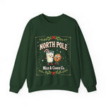 North Pole Milk & Cookie Co. Christmas Sweatshirt - Festive Whimsical Sweater