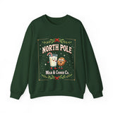North Pole Milk & Cookie Co. Christmas Sweatshirt - Festive Whimsical Sweater