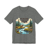 Funny Nature-Inspired Graphic Tee - Sarcastic "Only Bank I Trust is the Riverbank" T-Shirt