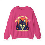 Sarcastic FAFO Wolf Sweatshirt, Funny FAFO Statement Sweater