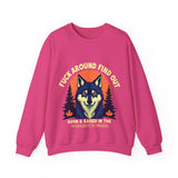 Sarcastic FAFO Wolf Sweatshirt, Funny FAFO Statement Sweater