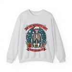 Funny Skeleton Christmas Sweater, On The Naughty List & Loving It Christmas Sweatshirt
