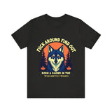 Sarcastic FAFO Wolf Tee