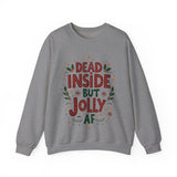 Dead Inside but Jolly AF Unisex Christmas Sweatshirt