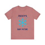 Cute Frosty Christmas Tee - "Frosty's First Baby Picture" Whimsical Christmas T-Shirt