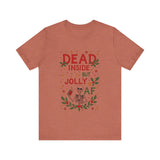 Dead Inside But Jolly AF Christmas Tee