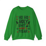 Sarcastic 'Ho Ho Holy Sh*t' Christmas Sweatshirt