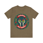Experienced Ball Handler Funny Christmas T-Shirt: Gothic Christmas Humor Tee