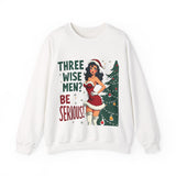 Whimsical Christmas Sweater - Funny 3 Wise Men Christmas Sweatshirt