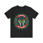 Experienced Ball Handler Funny Christmas T-Shirt: Gothic Christmas Humor Tee