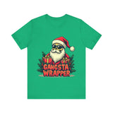 Gangsta Wrapper Sarcastic Christmas Tee