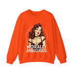 Morally Ambiguous Vintage Pinup Crewneck Sweatshirt