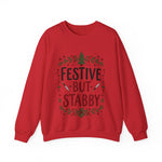 Festive but Stabby Sarcastic Sweatshirt
