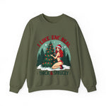 Holiday Vibes Sweatshirt, I Like Em' Real Thick & Sprucey Unisex Christmas Sweater