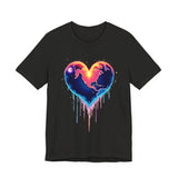 Cosmic Heart T-Shirt: Love & Space Graphic Tee