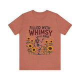 Whimsical Skeleton Tee - Filled with Whimsy and Rage Funny T-Shirt