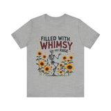 Whimsical Skeleton Tee - Filled with Whimsy and Rage Funny T-Shirt