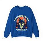 Sarcastic FAFO Wolf Sweatshirt, Funny FAFO Statement Sweater