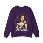 Morally Ambiguous Vintage Pinup Crewneck Sweatshirt