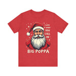 Sarcastic "I Love It When You Call Me Big Poppa" Santa Tee