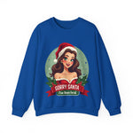 Funny Christmas Coquette Pin Up Girl Sweatshirt, Sarcastic Coquette Christmas Sweater