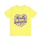 Morally Ambiguous Unisex Short Sleeve Tee