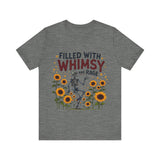 Whimsical Skeleton Tee - Filled with Whimsy and Rage Funny T-Shirt