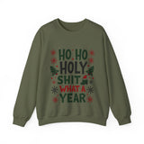 Sarcastic 'Ho Ho Holy Sh*t' Christmas Sweatshirt