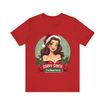 Funny Christmas Pin Up Girl T-Shirt - Sarcastic Coquette Tee