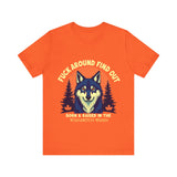 Sarcastic FAFO Wolf Tee