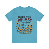 Whimsical Skeleton Tee - Filled with Whimsy and Rage Funny T-Shirt