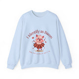 Cute Piggie Bacon Funny Crewneck Sweatshirt