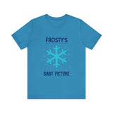Cute Frosty Christmas Tee - "Frosty's First Baby Picture" Whimsical Christmas T-Shirt