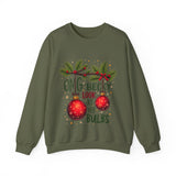 Funny Christmas Sweater, "OMG Becky Look at Her Bulbs" Sarcastic Christmas Sweatshirt