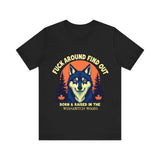 Sarcastic FAFO Wolf Tee