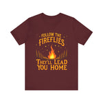 Follow the Fireflies Unisex Jersey Tee