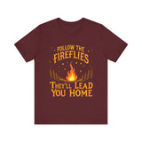 Follow the Fireflies Unisex Jersey Tee