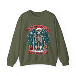 Funny Skeleton Christmas Sweater, On The Naughty List & Loving It Christmas Sweatshirt