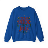 Dead Inside but Jolly AF Unisex Christmas Sweatshirt