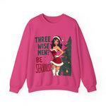 Whimsical Christmas Sweater - Funny 3 Wise Men Christmas Sweatshirt