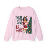 Whimsical Christmas Sweater - Funny 3 Wise Men Christmas Sweatshirt