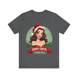 Funny Christmas Pin Up Girl T-Shirt - Sarcastic Coquette Tee