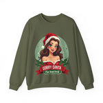 Funny Christmas Coquette Pin Up Girl Sweatshirt, Sarcastic Coquette Christmas Sweater