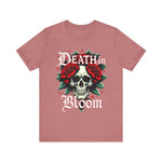 Gothic Floral Skull T-Shirt - Death in Bloom Tee