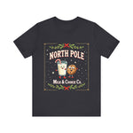 North Pole Milk & Cookie Co. Christmas T-Shirt - Festive Whimsical Tee
