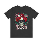 Gothic Floral Skull T-Shirt - Death in Bloom Tee