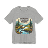 Funny Nature-Inspired Graphic Tee - Sarcastic "Only Bank I Trust is the Riverbank" T-Shirt