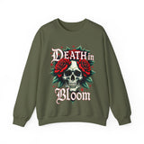 Death in Bloom Gothic Sweatshirt