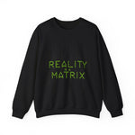 Matrix-Inspired Crewneck Sweatshirt - Reality is a Matrix Sweater